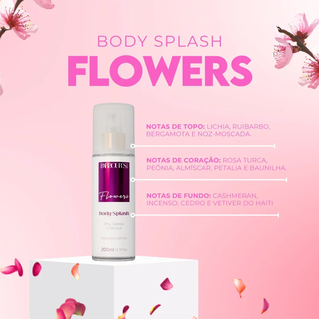 Kit 3 Body Splash - Flowers, Affair, My Sweet Delight - Image 3