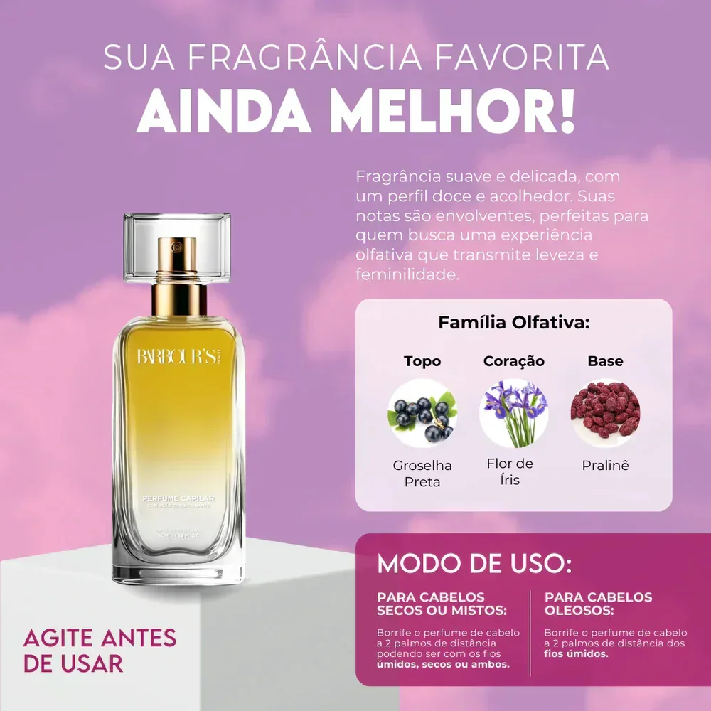 Kit 4 Perfumes de Cabelo – Alter Ego, Very Sexy, Living Grace e My Sweet Delight - Image 4